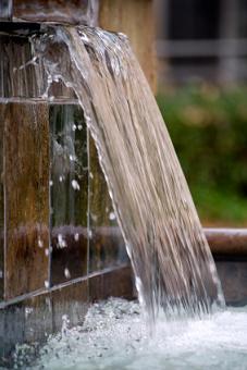 hot tub waterfall